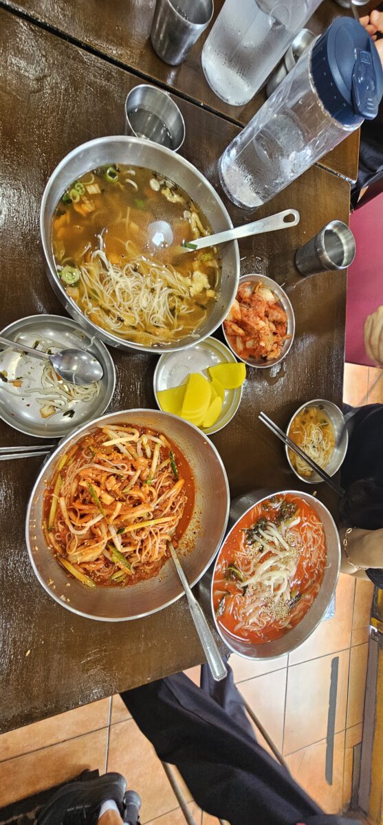 안양 국수집 잔치집가나 비빔,열무,잔치국수한상
